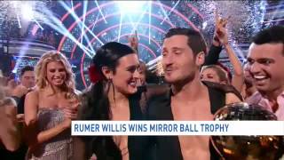 Rumer Willis wins Dancing With The Stars 2015 Finale [upl. by Cassey]