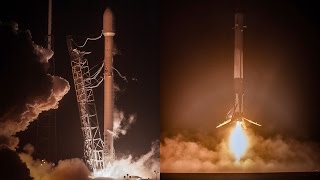 quotThe Falcon has landedquot  Recap of Falcon 9 launch and landing [upl. by Davie375]