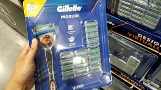 Costco Mens Razors  Gillette ProGlide Fusion Mach3 Turbo Kirkland Triple Blade [upl. by Dnalsor759]