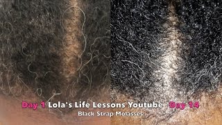 BLACKSTRAP MOLASSES NATURAL REMEDY FOR GRAY NATURAL HAIR ☕ [upl. by Noel246]