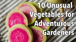 10 Unusual Vegetables for Adventurous Gardeners [upl. by Kreg761]