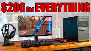 200 Full PC Gaming Setup and How to Upgrade It Over Time [upl. by Marcelia]