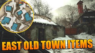 Resident Evil 8 Village East Old Town Items  How To Clear Area  Grenade Launcher Treasure amp More [upl. by Setsero]