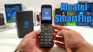 Alcatel SmartFlip Unboxing and HandsOn [upl. by Enilesor]