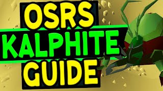 Ultimate Kalphite Slayer Guide Old School Runescape [upl. by Ayekam]