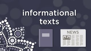 Understanding Informational Texts [upl. by Ydac126]