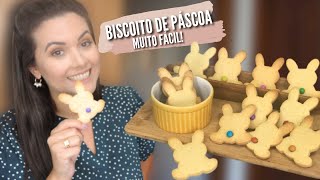 BISCOITO de PÁSCOA amanteigado  MUITO FÁCIL  Por CAMI MOURA [upl. by Survance717]