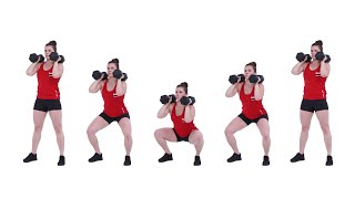 The Dumbbell Front Squat [upl. by Aimaj]