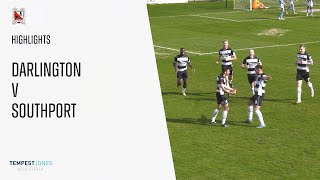 Highlights Darlington v Southport [upl. by Atekihs669]