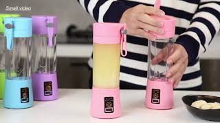 Cesdeals  USB Rechargeable Blender Mixer Portable Juicer [upl. by Gamaliel]