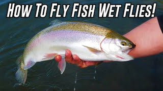 How To Catch Trout Fly Fishing With Wet Flies In Lakes amp Ponds [upl. by Anahsit]