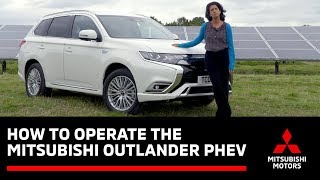 How To Operate the Outlander PHEV  with Konnie Huq [upl. by Elockin]