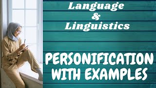 Personification with ExamplesLanguage amp Linguistics [upl. by Radu825]