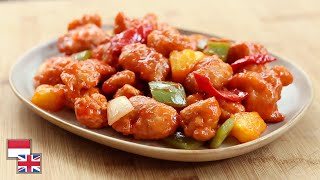 TETAP Garing Resep AYAM ASAM MANIS Sweet amp Sour Chicken Ala Resto Chinese [upl. by Asilat]