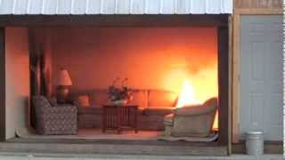 Flashover Demonstration [upl. by Gnoh]