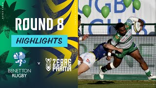 Benetton v Zebre Parma  Highlights  Round 8  URC 202425 [upl. by Landing416]