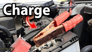 How to Charge a Car Battery [upl. by Fanchan746]