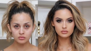 FULL COVERAGE GLAM MAKEUP TUTORIAL [upl. by Cathrin]