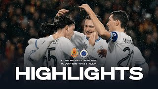 KV MECHELEN  CLUB BRUGGE  HIGHLIGHTS  20242025 [upl. by Etnad]