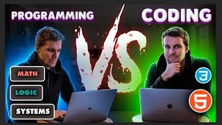 Programming vs Coding  Whats the difference [upl. by Yelnik866]