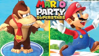 FUNNY 100 Normal Mario Party Superstars Mod [upl. by Akiemehs]