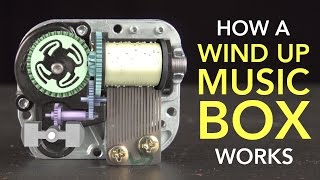 How a Wind Up Music Box Works [upl. by Garmaise]