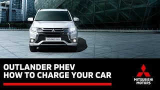 How to Charge your Outlander PHEV Plugin Hybrid Electric Vehicle [upl. by Sherm]