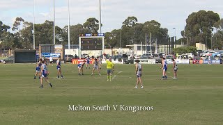 Melton South V Kangaroos [upl. by Anastasius]