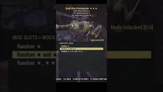 WOW I Rolled A God Roll Alien Disintegrator  Fallout 76 [upl. by Aikimat]