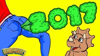 The Farting Song amp More Educational and Fun Best Cartoons of 2017  Dinosaur Songs from Howdytoons [upl. by Ymmas]