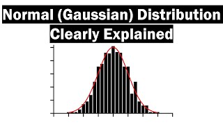 The Normal Gaussian Distribution  Clearly Explained [upl. by Coppock]