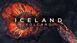 STUNNING Drone Video of ICELAND VOLCANO Eruption  4K DJI FPV [upl. by Zzahc]