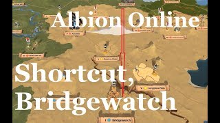 Albion Online  Caerleon to Bridgewatch fast almost safely [upl. by Kelila542]