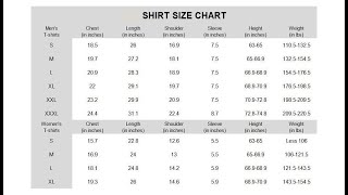 How To Use A Size Chart When Ordering Shirts Online [upl. by Hallee]