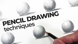 Pencil Drawing Techniques [upl. by Lilaj97]