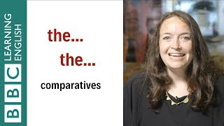 Thethe comparatives  English In A Minute [upl. by Rehpinej]