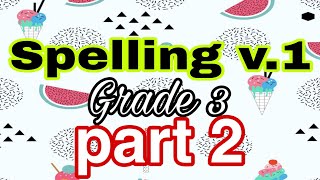 SPELLING WORDS LETTER Bb  Grade 3 [upl. by Siahc457]