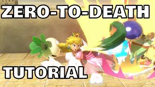 Peach ZerotoDeath Combo Guide for Smash Ultimate EOE and LingLing [upl. by Dardani]