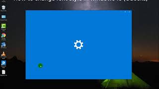 How to change font style in windows 10 CGeeks [upl. by Irod]