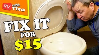 EASY RV Toilet Seal Replacement  Thetford RV Toilet [upl. by Soisinoid]