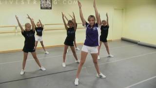 How to Do Cheerleading Dance Combinations [upl. by Carma325]