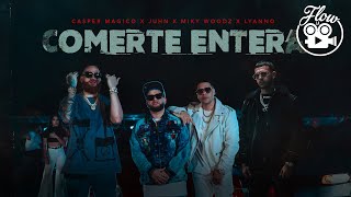 Casper Magico Juhn Miky Woodz Lyanno  Comerte Entera Video Oficial [upl. by Frasquito87]