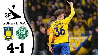 Brøndby Viborg 41 3F Superliga Highlights [upl. by Aseram]