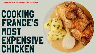 Cooking and tasting the most expensive chicken in France Bresse poulard [upl. by Biron]