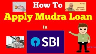 How to Apply Mudra Loan in SBI  Complete Guide on SBI Mudra Loan [upl. by Landon]