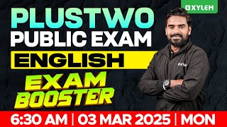 Plus Two Public Exam English  Exam Booster  Xylem Plus Two [upl. by Richie]