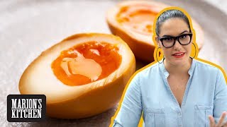 How To Make Soy Sauce Eggs  Marions Kitchen [upl. by Mechling]