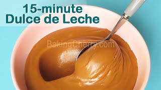 How to make Dulce de Leche in 15 Minutes  Smooth and Creamy Caramel Toffee Recipe  Baking Cherry [upl. by Audsley819]