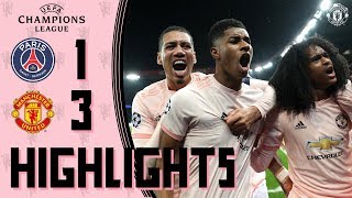 Highlights  Solskjaers young stars stun PSG  PSG 13 Manchester United  UEFA Champions League [upl. by Ocram976]