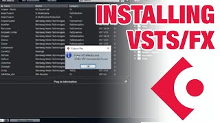 Cubase installing VST plugins and effects [upl. by Trovillion]